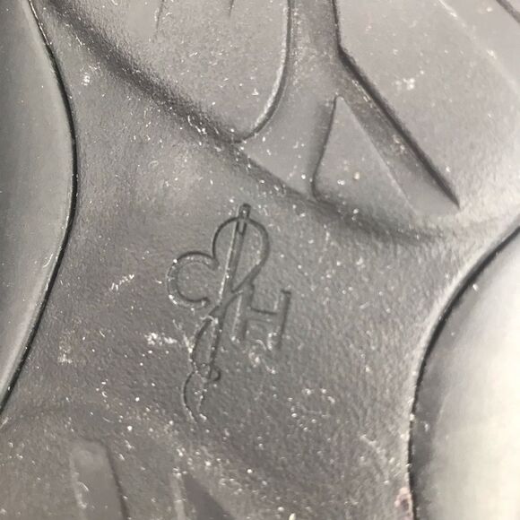 Cole Haan Black Leather Exposed Stitch Classic Slip On Driving Loafers - Picture 13 of 13